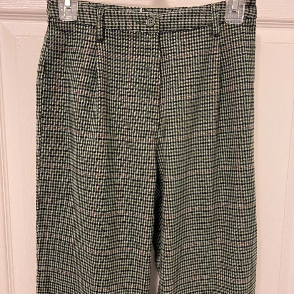 John Galt Brandy Melville Plaid Pants XS/S | Y2K Academia | 24” Waist